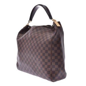 Louis Vuitton Bag Damier Brown Canvas Shoulder Portobello